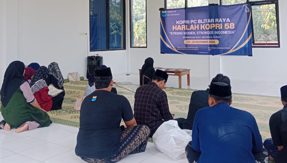 Harlah KOPRI ke-58 PC KOPRI Blitar Raya resmi dimulai, Khataman Al-Qur’an menjadi pembuka rangkaian acara